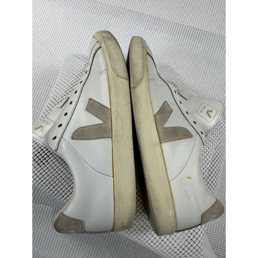 VEJA Esplar White Leather Sneakers Womens US 8 EU 39 Low Top EO0202335 - Picture 10 of 16